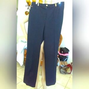 BNWOT VINTAGE ST JOHNS SPORT BY MARIE GRAY SZ. 14 BLACK W/ GOLD HARDWARE